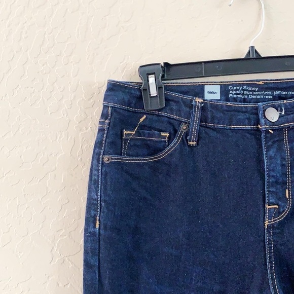 Mossimo Dark Wash Denim Curvy Skinny Jeans‎ - Picture 2 of 8